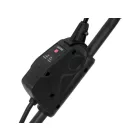 YATO YT-85222 Akkus fűnyíró 2 x 18 V 370 mm (2 x 4,0 Ah akksi + töltő)