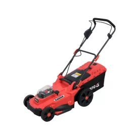   YATO YT-85224 Akkus fűnyíró 2 x 18 V 430 mm (2 x 4,0 Ah akksi + töltő)