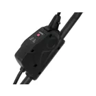 YATO YT-85224 Akkus fűnyíró 2 x 18 V 430 mm (2 x 4,0 Ah akksi + töltő)