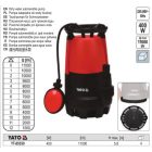 YATO YT-85330 Elektromos búvárszivattyú 400 W