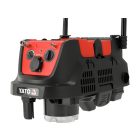 YATO YT-85718 Ipari porszívó automata öntisztító (szűrőrázó) funkcióval 1600W 4in1 (száraz, nedves, porzsákos és porzsák nélküli üzemmód) karosszéria és fényező műhelyeknek