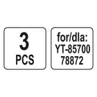 YATO YT-85735 Szintetikus porzsák 20 liter YT-85700 porszívóhoz (3 db/cs)