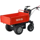 YATO YT-86120 Akkumulátoros gyalogos kíséretű bilenthető platós dömper 1000W 500kg 48V 32Ah