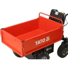 YATO YT-86120 Akkumulátoros gyalogos kíséretű bilenthető platós dömper 1000W 500kg 48V 32Ah