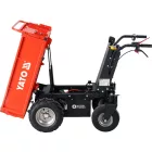 YATO YT-86120 Akkumulátoros gyalogos kíséretű bilenthető platós dömper 1000W 500kg 48V 32Ah