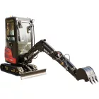 YATO YT-86300 Mini kotrógép gumi hernyótalpakkal