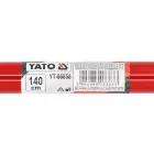 YATO YT-86858 Fém seprűnyél műanyag bevonattal, kúpos menettel, 1400 mm hosszú