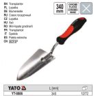 YATO YT-8886 Ültetőkanál 340 x 70 mm krómozott