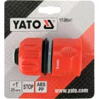 YATO YT-89041 1 colos nagy áramlású gyorscsatlakozó vízstop funkcióval
