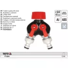 YATO YT-9941 Réz csapcsatlakozó 2 utas 3/4" 19 mm