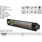 YATO YT-99531 Infravörös hősugárzó 2000 W fali